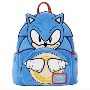Loungefly Sonic the Hedgehog Figural Blue Backpack - NWT